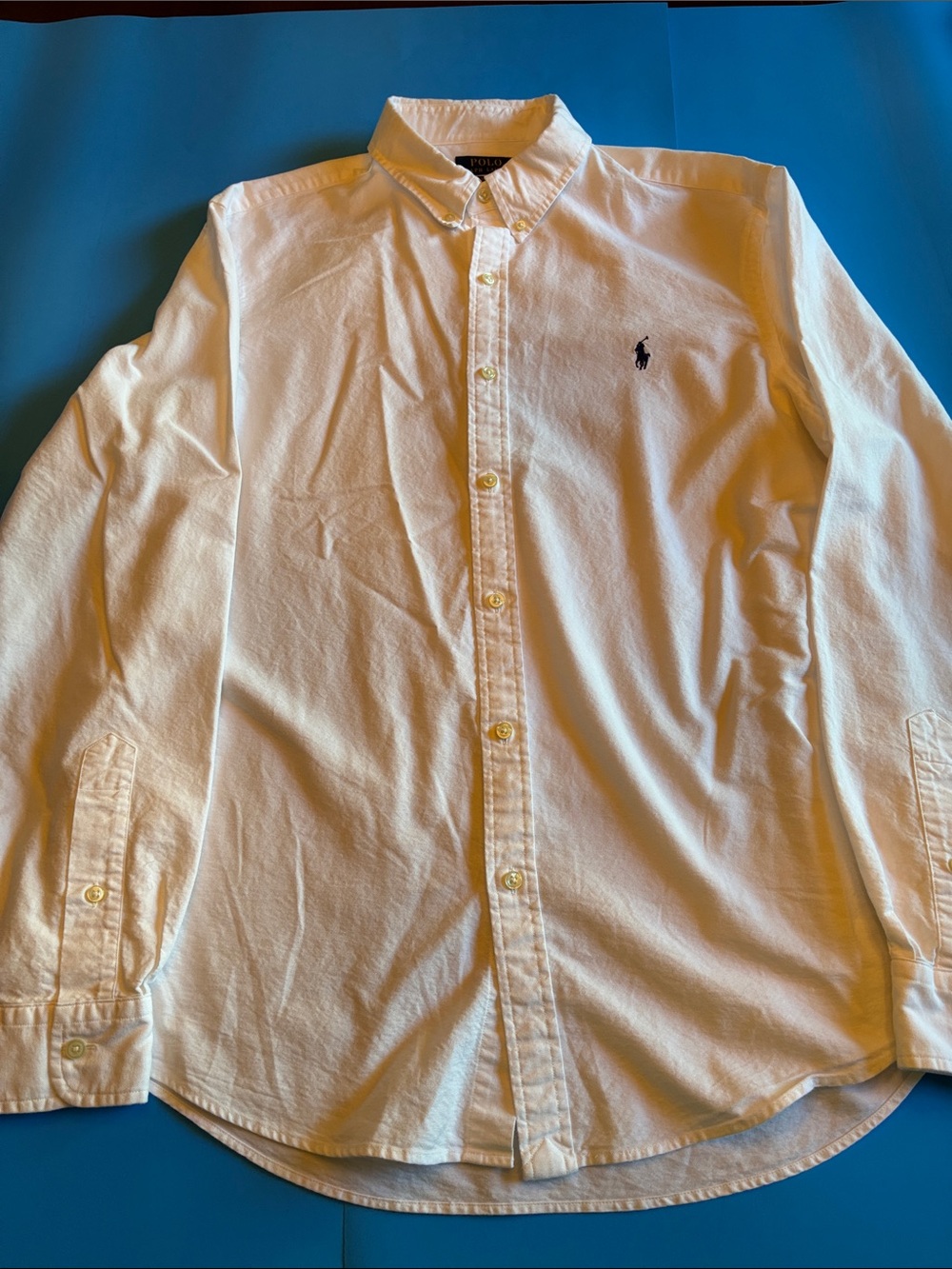Polo by Ralph Lauren White Button-Down Oxford Shirt